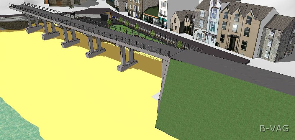 ist Viaduct offshore.jpg - Viaduct from offshore